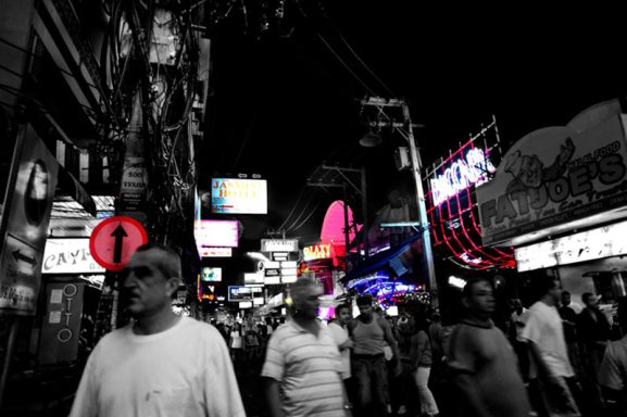 Pattaya, Walking Street, Thaïlande - 2009